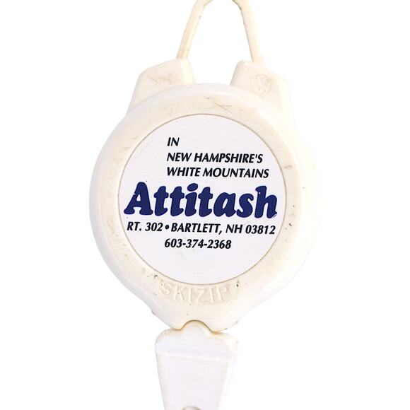 Attitash New Hampshire Vintage 1990s Ski Pass Leash - Picture 3 of 10